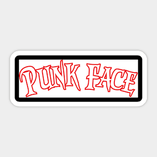 punkface Sticker